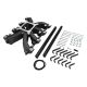 Proflow Intake Manifold RPM AirMax Single Plane Black Fuel Rail Kit For Holden
