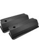 Proflow Valve Covers Tall Fabricated Aluminium Black For Ford SB 302 351C Pair