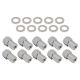 Street Pro Wheel Lug Nut Kit Chrome 005 Length 1.50 7/16