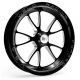 Weld Racing Full Throttle Frontrunner Drag Wheel Black