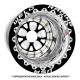 Weld Racing V-Series Racing Wheel Black/Polished Black SBL MT
