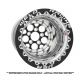 Weld Racing Magnum 2.0 Racing Wheel Black/Polished Black DBL MT