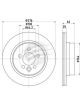Bremtec Euro-Line Disc Brake Rotor (Single) 276mm