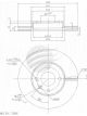 Bremtec Trade-Line Disc Brake Rotor (Single) 256mm