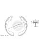 Bremtec Trade-Line Ceramic Brake Shoes