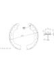 Bremtec Trade-Line Ceramic Brake Shoes