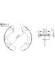 Bremtec Trade-Line Ceramic Brake Shoes