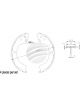 Bremtec Trade-Line Ceramic Brake Shoes