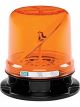 Ecco Amber LED Rotating Beacon 12/24V 3 Bolt Mount Polycarb Len