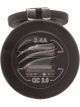 Hulk 4X4 Pkt 10 Dual Usb Socket Port A 2.4A Port B- Qc3.0 Non Led