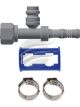 Jayair Fitt Straight #8 Burgaflex For with R134A Port Clamp & Holder