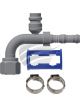 Jayair Fitt 90 Deg #6 Burgaflex For with R134A Port Clamp & Holder