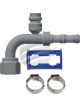Jayair Fitt 90 Deg #8 Burgaflex For with R134A Port Clamp & Holder