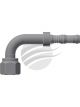 Jayair Fitt 90 Deg #6 #8 Step Up For Burgaflex with Clamp & Holder