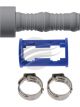 Jayair Fitt Weld On Steel #10 Burgaflex with Clamp & Holder