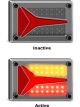 LED Pkt 2 LED Stop/Tail/Indicator Lamp 12/24V Seq Indicator Clear Lens