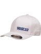 Sparco Flexfit White Cap Sz S M