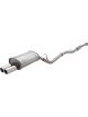XForce 2.5 Cat-Back w/ Oval Twin-Tip Muffler Raw 409 Stainless