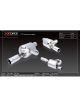 XForce 2.5 Inlet Lower Offset Round Twin-Loop Muffler