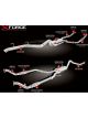XForce 2.5 Turbo Back System With Cat Converter Stainless Steel