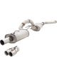 XForce 3.5 Cat-Back System Raw 409 Stainless Fits Oe Cat Only