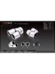 XForce 3.5 Inlet Twin 80mm Straight-Cut Round Staggered Tip