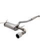 XForce 3 Cat-Back System With Single Tip Raw 409 Stainless
