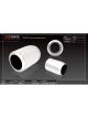 XForce 3 Inlet 80mm Angled-Edge Euro Style Round Tip