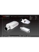 XForce 3 Inlet Straight-Cut Lower Offset 4.5 Single Tip 6 X 10 Oval