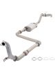 XForce 3 Turbo Back System No Cat Raw 409 Stainless