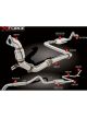 XForce 3 Turbo Back System w/ Metallic Cat Con Non Polished SS