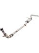 XForce 3 Turbo Back System w/ Metallic Cat Con Raw