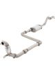 XForce 3 Turbo Back System w/ Metallic Cat Con Raw