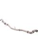 XForce 3 Turbo Back System Without Cat Converter Raw Finish SS