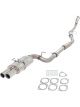 XForce Turbo Back Sys Metallic 100 Cell Cat w/ Twin Tip Muffler