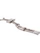 XForce 409 SS Twin 3 Cat Back System With Hot Dog Rear Muffler