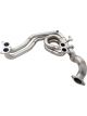 XForce Brushed Stainless Steel Header & Over Pipe