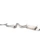 XForce Dual 2.5 Cat Back System Raw 409 Stainless