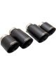 XForce Matte Black 4Angle Cut Tips