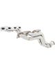 XForce Matte Stainless Steel 1 3/4 Header And Metallic Cats