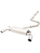 XForce Non-Polished SS 3 Cat Back System Varex Rear Muffler w/ Tips