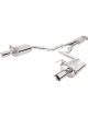 XForce Polished Stainless Steel Twin 2.5 Cat-Back System