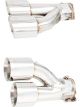 XForce Quad Tips For Oval Rear Mufflers