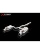 XForce Raw 409 Stainless Steel 2.25 Cat-Back System