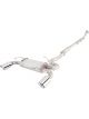 XForce Raw 409 Stainless Steel 3 Dump-Pipe Back Exhaust System