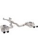 XForce Raw Cat-Back w/ Twin 3 Piping Varex Rear Mufflers