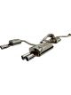 XForce Raw 409 Stainless Steel Twin 2.5 Cat-Back And Quad Tips