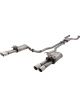 XForce Twin 2.5 Cat- Back System Raw 409 Stainless