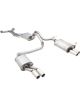 XForce Twin 2.5Cat Back Non Polished SS Quad Sys w/ Quad 3 Tips