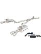 XForce Twin 3 Cat- Back System SS Hot Dog Centre w/ Varex Rears